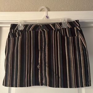 JOLT Multi Color Mini Skirt